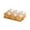 amber, variant on deevoka Divided Serving Dishes Nordic Dried Fruit Plate for Chocolate Cookies Fruits clear