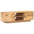 thumbnail image 1 of vidaXL Adult Wooden TV Stand Cabinet - 116x30x35 cm Solid Mango Wood, 1 of 5
