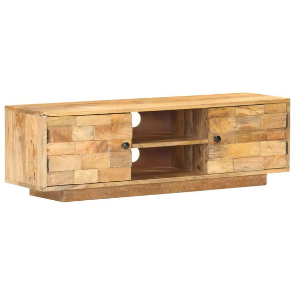 vidaXL TV Stand 45.7"x11.8"x13.8" Solid Wood Mango