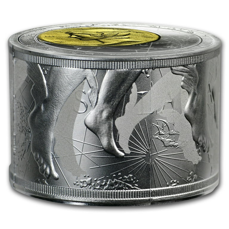 2014 Niue 3 oz Silver Fortuna Redux Mercury Cylinder Coin 2014 Niue 3 oz Silver Fortuna Redux Mercury Cylinder Coin