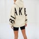 thumbnail image 5 of Sudaderas con Capucha de Moda para Mujer, Sudaderas Holgadas de Gran Tamaño, Camisetas de Larga, Corte Holgado. Albaricoque M, 5 of 9