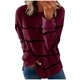 thumbnail image 2 of Pntutb moda mujer cuello redondo manga larga camiseta otoño estampado blusa suelta tops Pntutb Pntutb-4549, 2 of 5