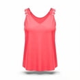 thumbnail image 5 of Aofany Tank Tops for Women Flowy V Neck Women Shirts Loose Fit Summer Sleeveless Tops, 5 of 6