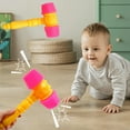 thumbnail image 5 of Squeaky Pounding Hammer Toy, 10 Soft Plastic Mallet for Toddlers, Motor Skills Development, Color Recognition Game, Carnival Party Favors, Educational Gift for 3+ Year Old Boys Girls, 5 of 7