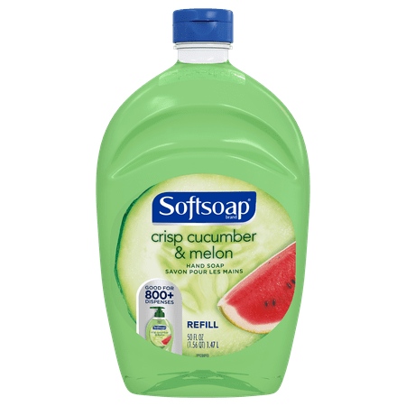 (2 pack) (2 pack) Softsoap Liquid Hand Soap Refill, Crisp Cucumber and Melon, 50 Oz