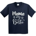 thumbnail image 3 of Inktastic Mama is My Bestie Youth T-Shirt, 3 of 5