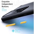 thumbnail image 4 of Zero Serie for Samsung Galaxy S21 Ultra Case 5G, [Wireless Charging Support] [Translucent Matte Thin Phone Case] Shockproof Slim Cover 6.8'', Black, 4 of 7