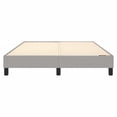 thumbnail image 3 of vidaXL Bed Frame Light Grey 137x190 cm Full Fabric, 3 of 5
