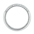 thumbnail image 2 of 1/2 Carat Diamond Unisex Wedding Band Ring in 10K White Gold (Ring Size 13.25), 2 of 3