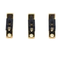 thumbnail image 1 of 3pcs Puente De Silla De Silla De Montar Un Rodillo De Silla De Silla De Silla De Silla De Guitarra De Guitarra Puente De Cuerda De Un Rodillo De Metal Con Tornillos Y Llave, 1 of 7
