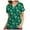 Armygreen Floral, variant on gakvbuo St. Patrick's Day Scrubs Tops For Women Plus Size Working Uniform With Pocket V-Neck Work Utility&Safety Tops Nursing Uniform Printed Worker Protective Working Uniform Shirts