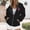 Black, variant on ZSQDM Women's Hoodies Sweatshirts Hoodies for Women Zip Up Breast Cancer Awareness Hoodies for Women Ribbon Graphic Full Zip Up Sweatshirt Oversized Fleece Jackets Clothes Polyester (L)