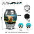 thumbnail image 2 of SABURIAL Dog Decorative Urns for Ashes - Ash Urns for Humans - 3 Inch - Pack of 1 - Funeral Ashes for Male & Female - Burial Ash Urn Mini - Cremation Urn, 2 of 7
