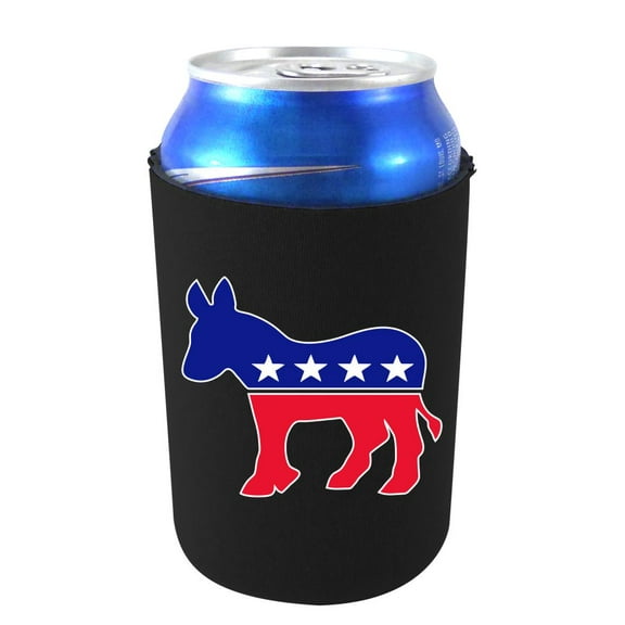 Democratic Party Donkey Logo Can Coolie