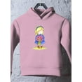 thumbnail image 3 of Girl With A Bouquet Of Flowers Hoodie Toddler -Image by Shutterstock,  5 Toddler, 3 of 4