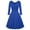 Blue, variant on Aayomet Mother Of The Bride Dresses For Wedding Personality Solid Color Vintage Dress Simple And Exquisite Design Suitable For,White M