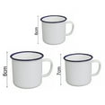 thumbnail image 4 of Flmtop Retro Style Multi-use Water Mug Enamel Practical Non-sliding Base Drink Mug for Home, 4 of 11