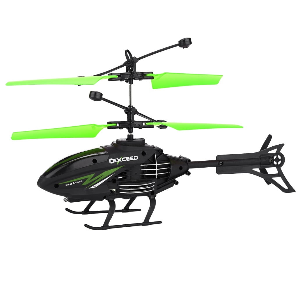 Mini Remote Control Helicopter Suspension Dron Aircraft with Altitude Hold 2 Channel Gyro Stabilizer and High &Low Speed LED Light for Indoor to Fly for Kids and Beginners Helicopter with Remote