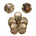 thumbnail image 4 of Unique Bargains 1 Pc Five-petal Flower Hair Clips for Home Gold Tone, 4 of 5