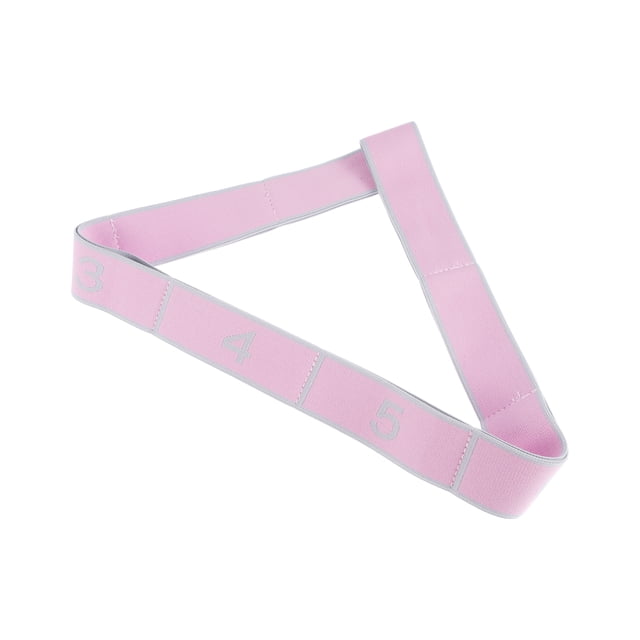 Correa de estiramiento Unique Bargains Banda de estiramiento para yoga con 8 lazos para un estiramiento efectivo Rosa