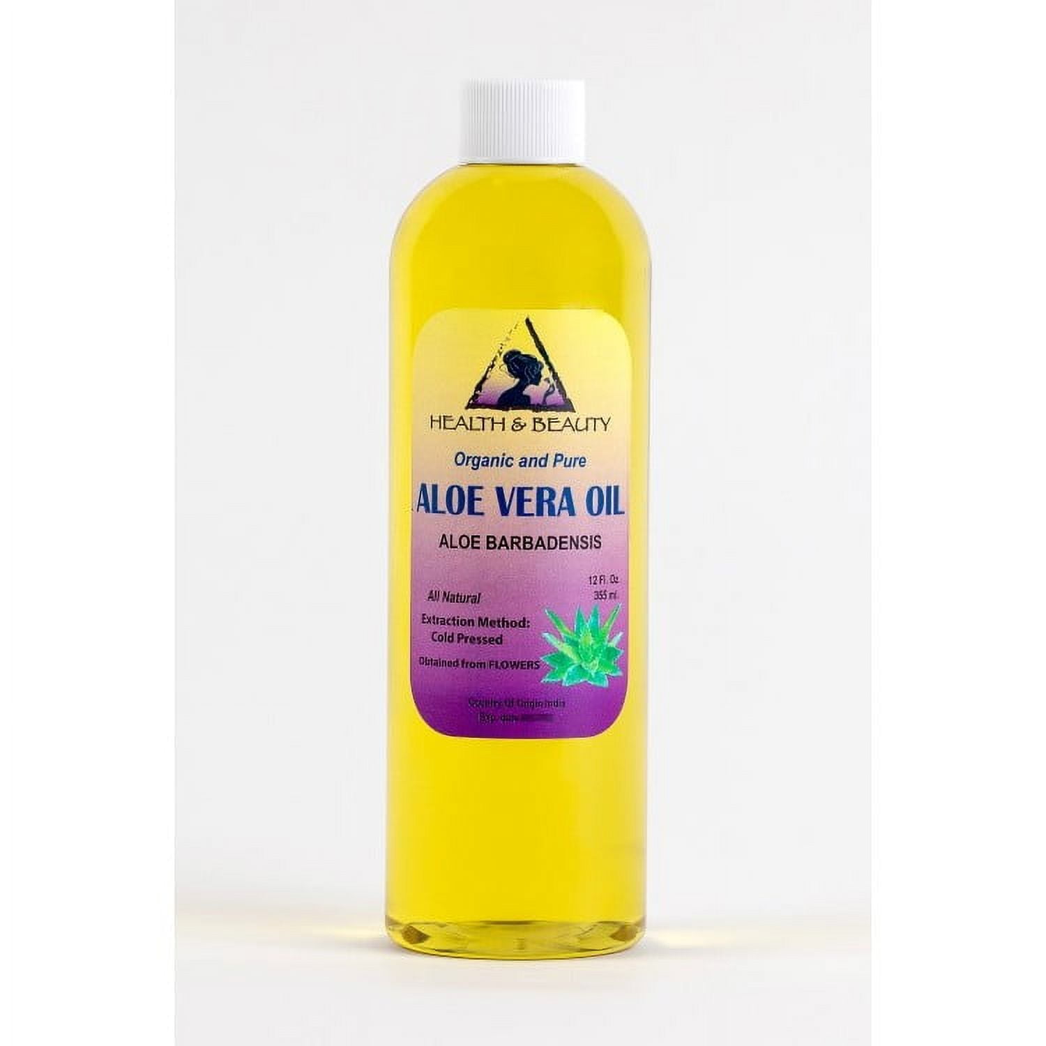 Aloe Vera Oil Organic Carrier Cold Pressed Premium Natural 100% Pure 24 oz