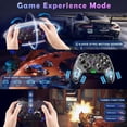 thumbnail image 4 of Switch Controller,Wireless Pro Controller with 1000mAh Battery/9 Colors RGB Light/Programmable/Dual Vibration/Gyro Sensor/Turbo/Wake-up Function,Game Controller for Switch/Lite/OLED/PC, 4 of 7