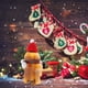thumbnail image 4 of 3 sets Botellas de jugo vacías de Navidad con decoración de sombrero y bufanda Jugues Gingerbread Man Bottle, 4 of 6