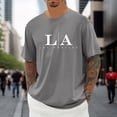 thumbnail image 3 of Graphic T Shirts for Men Classic Slim Fit Crewneck Streetwear Tees Cool Basic Tees Undershirts for Men, 3 of 5