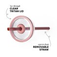 thumbnail image 3 of Simple Modern 20 fl oz Insulated Stainless Steel Classic Tumbler with Tritan Straw Lid|Mauve Stripes, 3 of 6