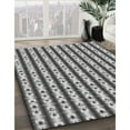thumbnail image 2 of Ahgly Company Indoor Rectangle Patterned Silver Gray Novelty Area Rugs, 5' x 7', 2 of 6