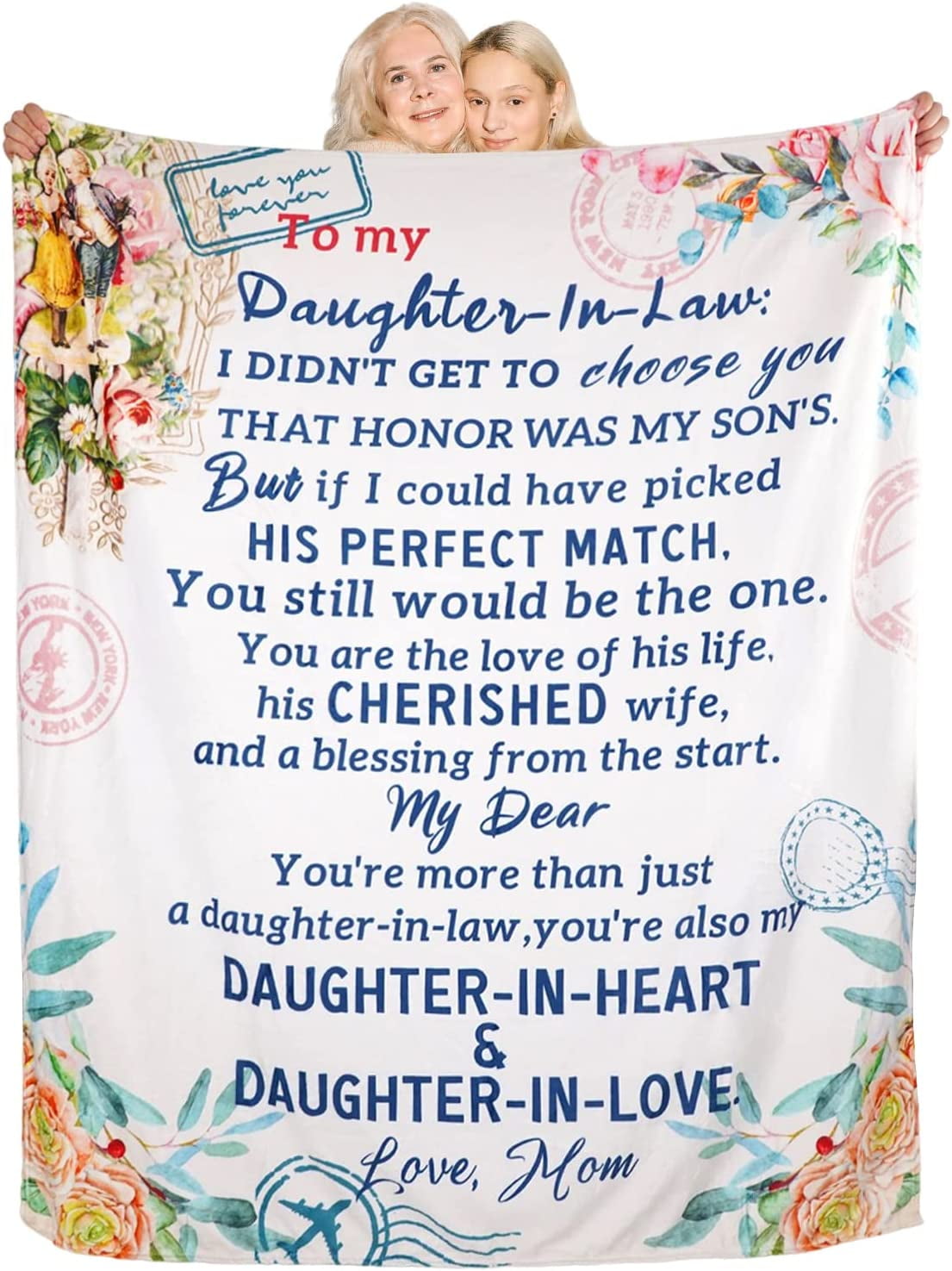 Daughter in Law Blanket Daughter in Law Gifts from Mother in Law