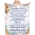 thumbnail image 1 of LHSHID Mother in Law Blanket Mother in Law Gifts from Daughter in Law White Throw Blankets Cozy Soft Floral Mother in Law Plush Blanket Birthday for Mother in Law 50x60in, 1 of 5