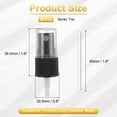 thumbnail image 2 of 50 Pcs Black Spray Top, 18/410 Fine Mist Sprayer Reusable Replacement Spray Bottle Pump Plastic Top, 2 of 6