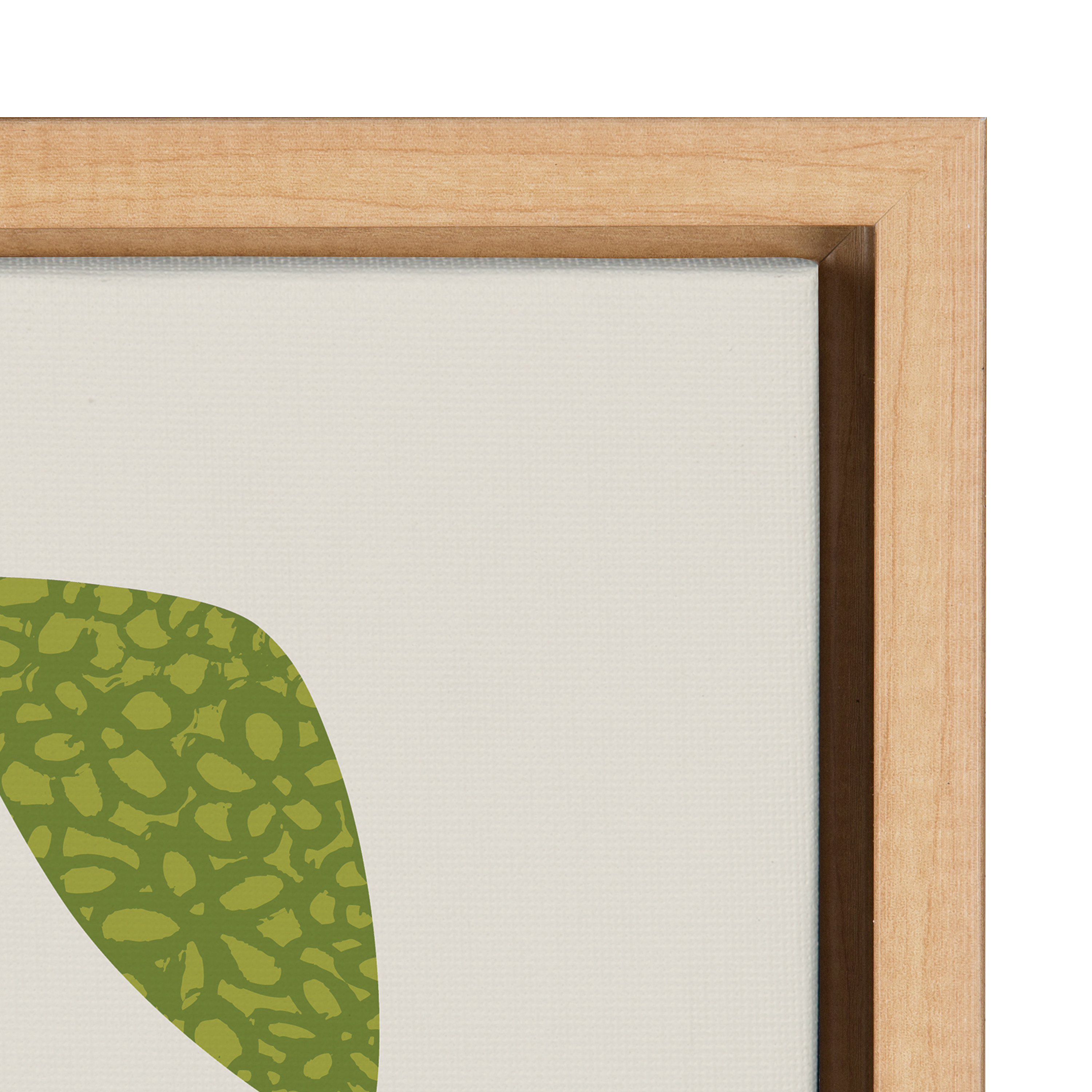 Kate and Laurel Sylvie Mid Century Modern Koala Framed Canvas Wall Art by Rachel Lee of My Dream Wall, 18x24 Natural, Abstract Colorful Animal Art for Wall