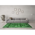 thumbnail image 3 of Ahgly Company Indoor Square Persian Emerald Green Traditional Area Rugs, 7' Square, 3 of 4