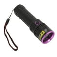 thumbnail image 3 of 365nm Ultraviolet Flashlight,  Heat Dissipation Black Light Flashlight Rechargeable With USB Cable For Currency Verification, 3 of 8