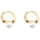thumbnail image 1 of Perla Oro Rhinestone Ear Clip Dangle Delgado Elegante Rhinestone Pendientes Boda Mujeres Accesorios Joyería Pendientes para Mujeres, 1 of 7