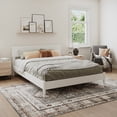 thumbnail image 1 of AFI Lit Plateforme Bas en Bois Massif Moderne Grand Blanc, 1 of 14