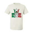 thumbnail image 2 of Wild Bobby Mexican King Latin Pride Men Graphic Tee, White, X-Large, 2 of 5