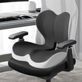 thumbnail image 1 of Cojín de Asiento Ortopédico para Coxis Almohadilla Ergonómica Soporte para Espalda con Funda de Malla Transpirable Lavable Adecuado para Hogar Y Vehí Gris, 1 of 8