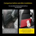 thumbnail image 4 of Car Seat Protector under $5! CQCYD Car Rear Seat Protector, Back Seat Kick Pad with Storage, Waterproof Leather Seat Cover, Child Proof Car Interior Organizer, Universal Fit Auto Accessory, 4 of 8