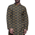 thumbnail image 4 of Atasi Button Down Asymmetric Printed Long Sleeve Rayon Kurta Pyjama Set, 4 of 4