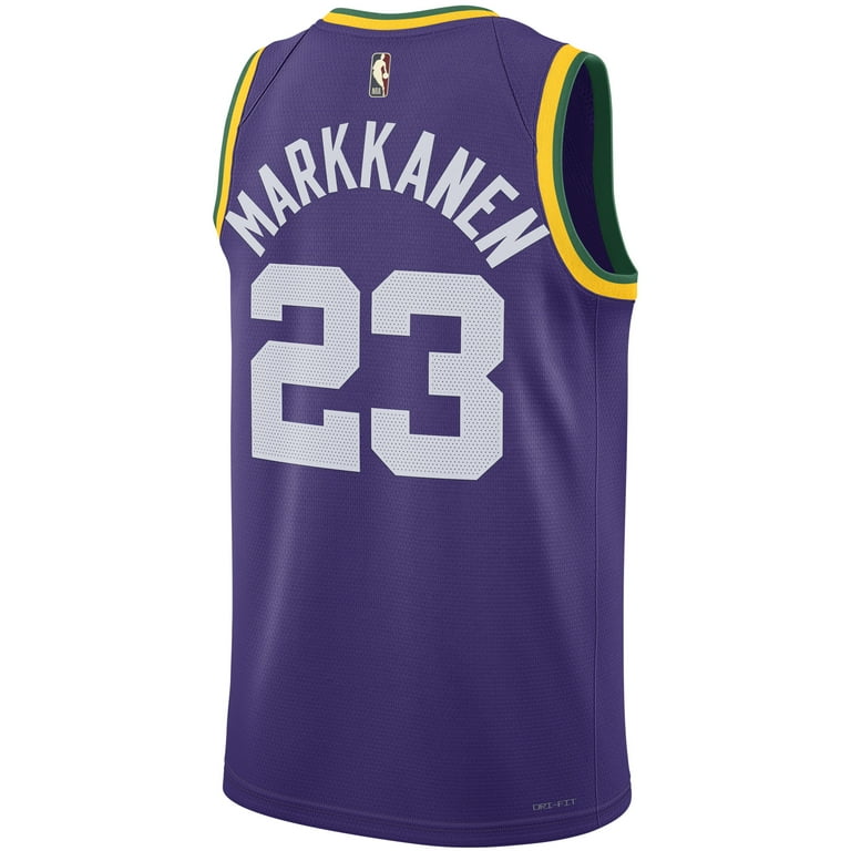 Lauri Markkanen Jazz Jersey Purple Utah Jazz Jersey Markkanen City