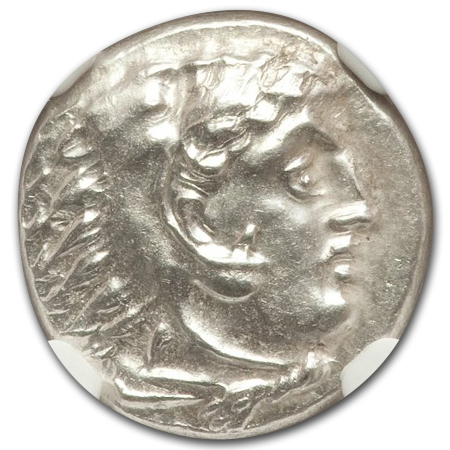 Macedonian Alexander III Silver Drachm (336323 BC) MS NGC