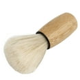 thumbnail image 4 of Brocha de afeitar para hombre, para peluquería doméstica, ergonómica, con mango de madera, para el cuidado facial, 4 of 14