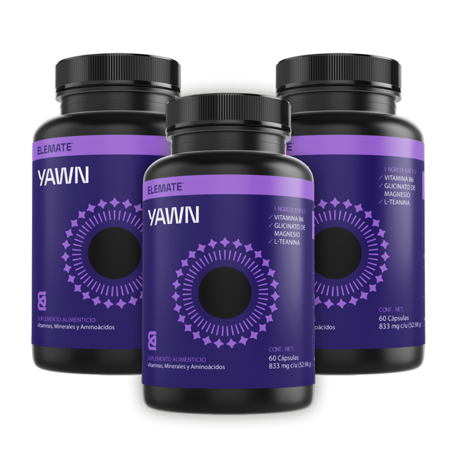 Kit x3 Suplemento Alimenticio 100% Natural para el Sueño | Hecho a Base de Magnesio, L-Teanina, Vitamina B6 | Contiene 60 Cápsulas Veganas | Apoyo a la Rutina Nocturna