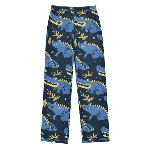 joogoo Crocodile Cartoon Pajama Pants Pj Bottoms Sleepwear Lounge L
