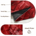 thumbnail image 6 of Round Rug 4Ft Washable Non-Slip, Red Geometric Circle Area Rugs for Living Room Bedroom, Vintage Minimalism Abstract Aesthetic Indoor Floor Mats Carpet Runner for Home Decor Aesthetic, 6 of 8