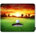 thumbnail image 1 of Golf Mouse Mat Grass Sunset Hole Outdoor Trees 9.5x7.9 Inch Smooth Mouse Pad for Gaming Office Work Home, 1 of 5