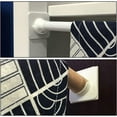 thumbnail image 5 of 4 Pcs Support Adhésif pour Tringle de Douche, Support de Tringle en Forme de U, Crochets de Rideau, Support de Fixation pour Mur Sans Perçage, Tringle de Douche Non Incluse, 5 of 5